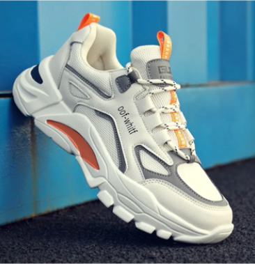 [鞋子批发]春秋冬季爆款运动鞋透气网面跑步鞋老爹鞋价格35.