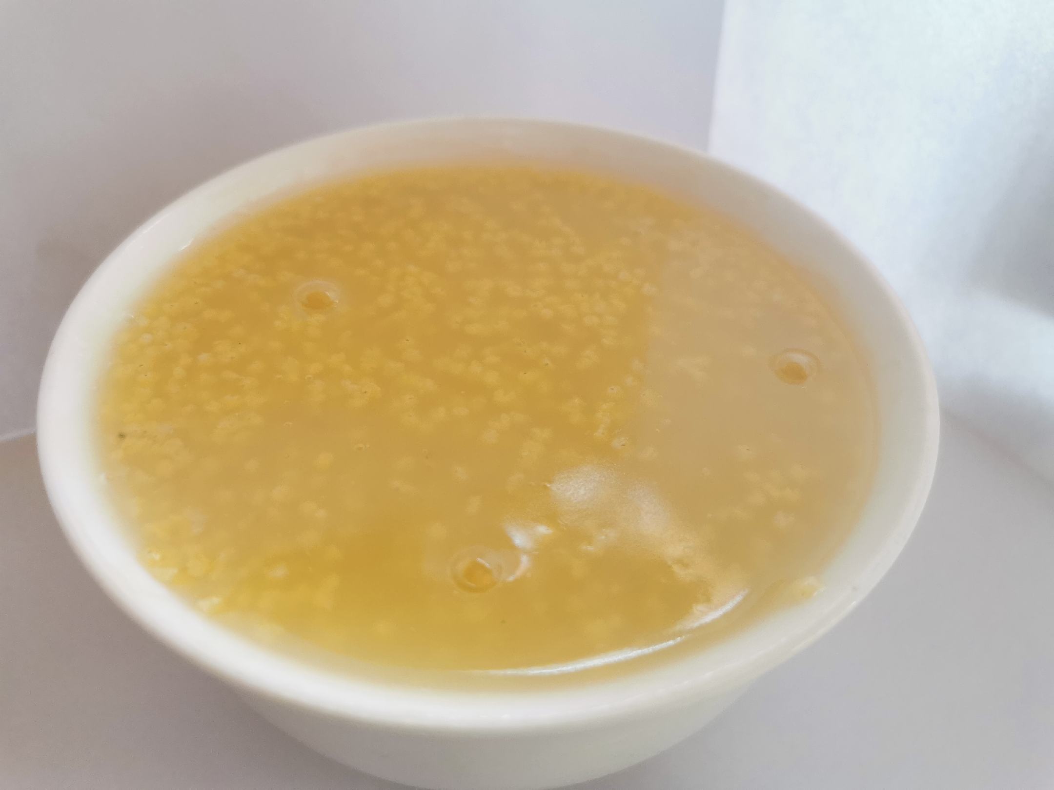 小米玉米排骨汤成品图