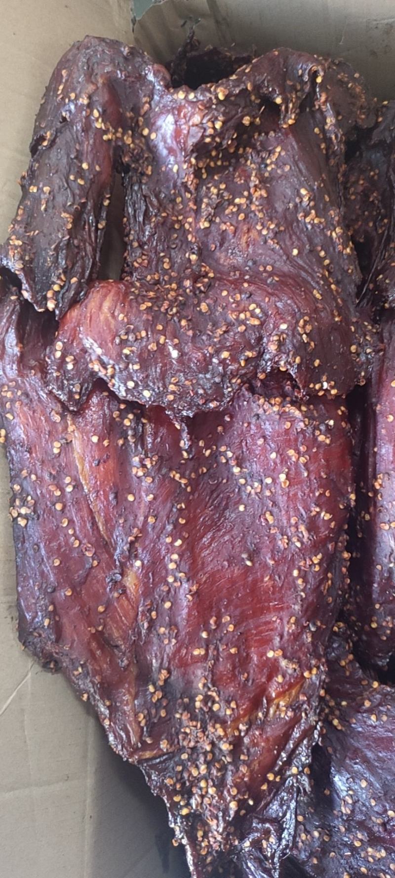 里脊大块肉 散装土特产批发 70斤一件 两种口味