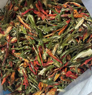 二荆条干辣椒花皮青辣椒皮青辣椒条
