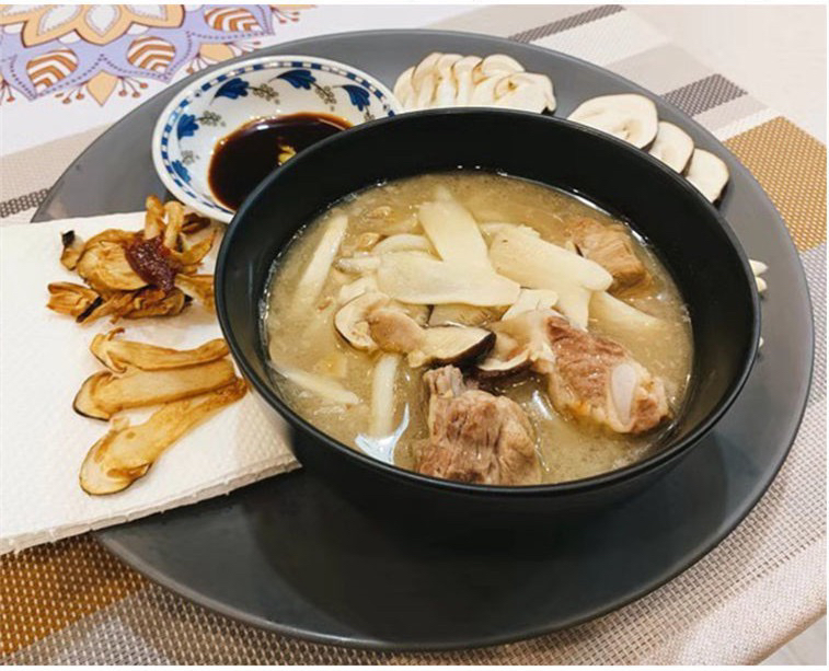 松茸烹饪图示