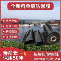 鱼塘防渗膜复合土工膜防漏防水布鱼池塑料膜藕池养殖加厚专用