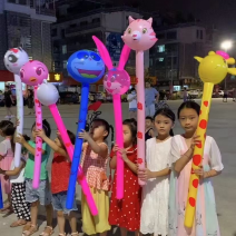 地摊pvc儿童充气玩具动物长棒批发夜市公园广场热销