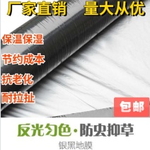 抗老化银黑草莓地膜农用反光银黑双色地膜降温