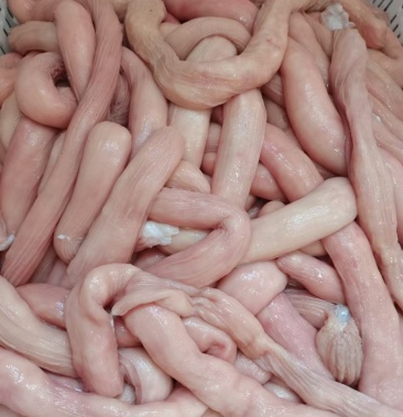 翻好的牛小肠生牛小肠