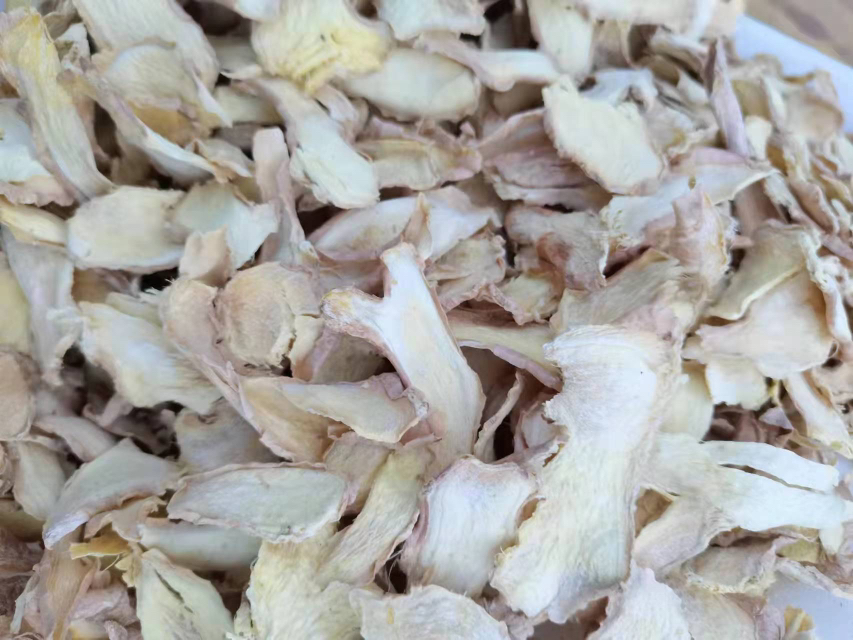 风干姜特写镜头