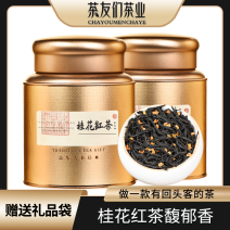 新茶桂花红茶野茶正山小种古法窖制浓香型罐装茶叶500g