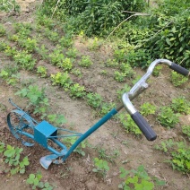 小型多功能开荒神器翻土开沟除草农用工具耕地机人力手拉犁地