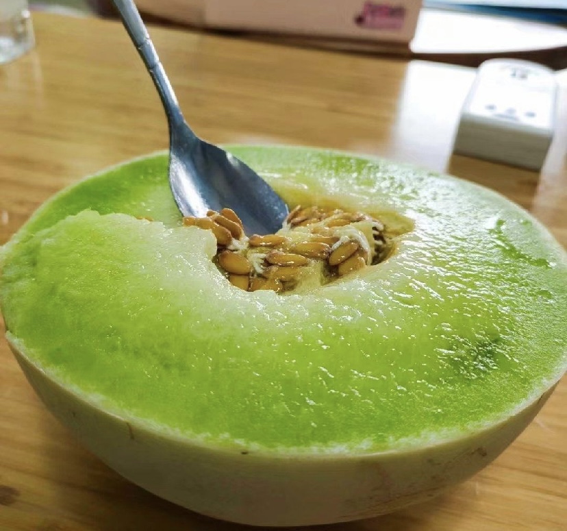 玉菇甜瓜选购技巧展示图
