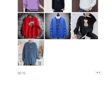 男女同款纯棉弹力小毛圈圆领卫衣仓库现货2000件