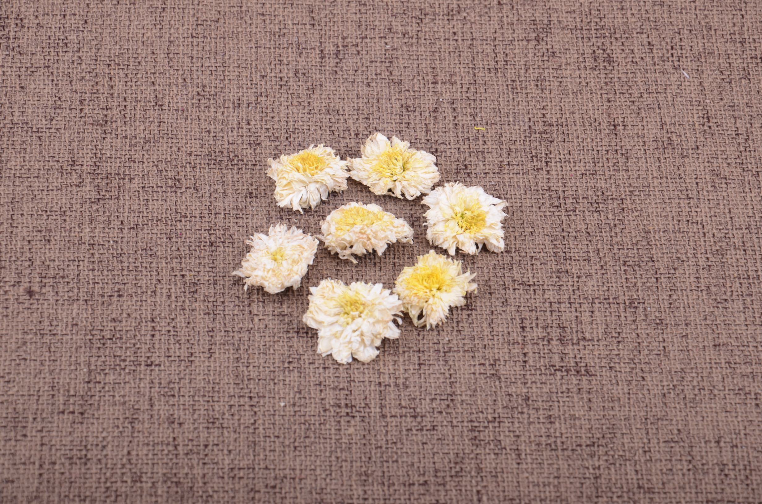 雏菊花茶制作过程