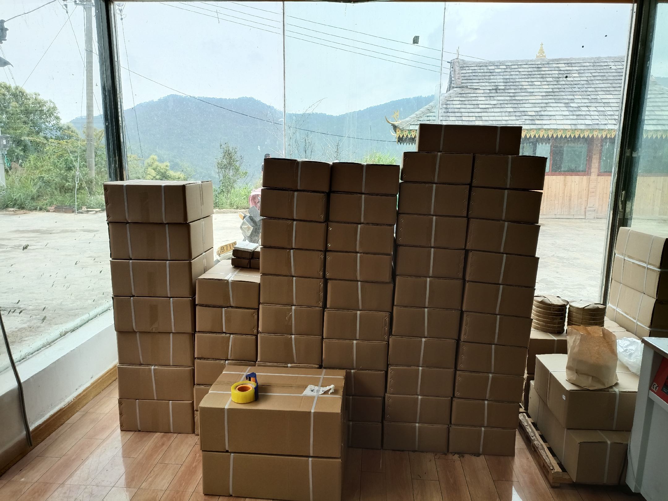 丹桂飘香茶叶电商销售页面示意图