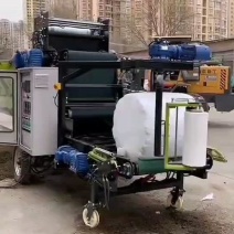 青储搅拌上料打捆包膜一体机