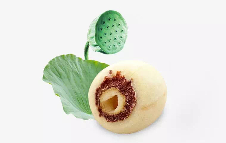 湘莲传统加工场景：老匠人手工剥莲蓬取鲜莲，竹匾中盛放带青皮嫩莲与已去皮通心白莲，背景为湖南水乡荷塘与晾晒架，阳光洒落泛出温润光泽