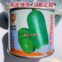 青皮绿肉又脆又甜水果萝卜种子杂交甜绿特脆青萝卜种子