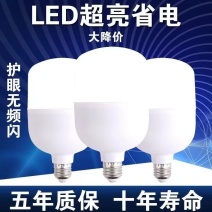 led灯泡室内室外灯泡大螺口节能灯家用商场螺纹超亮省电灯