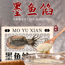 墨鱼馅墨鱼饺子馅厂家供应承接代工