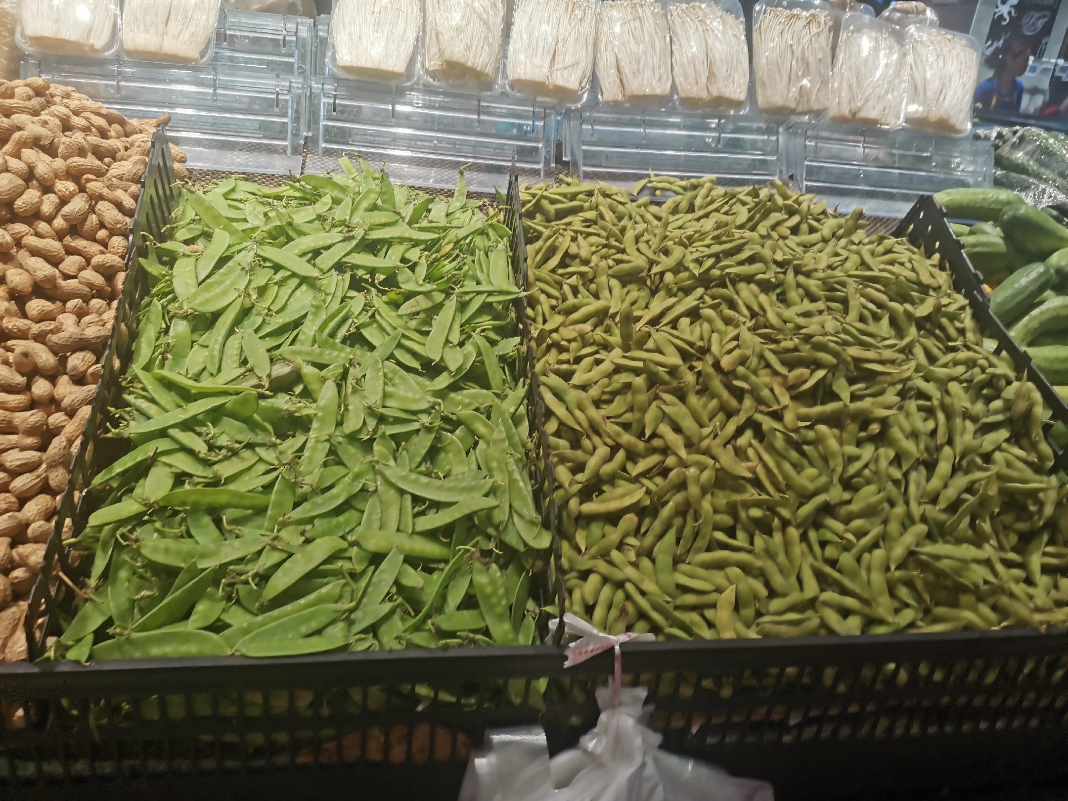 挑选毛豆示意图