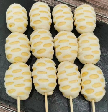 [馒头批发]奶香馒头串酸奶包串核桃包串玉米馒头 老面馒头烧烤食材