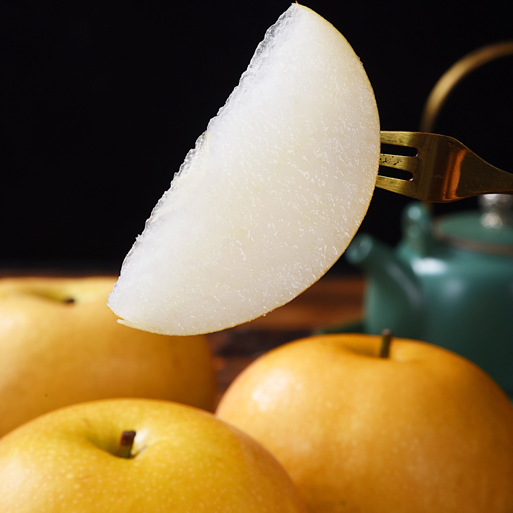 秋月梨创意吃法示意图