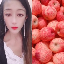 红富士苹果条纹～偏红大量现货～口感脆甜～品质保证