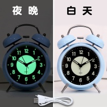 可充电夜光小闹钟学生用家用床头儿童卧室静音电子创意表超大