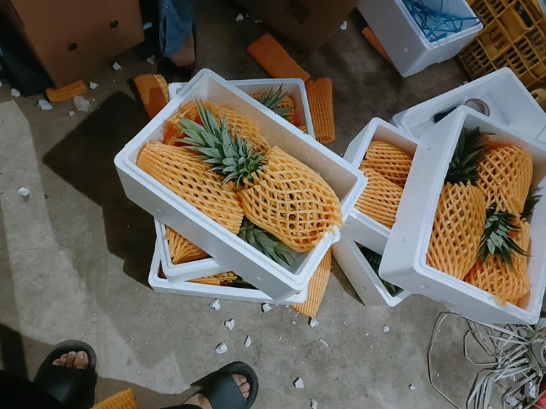 菠萝啤电商销售页面展示
