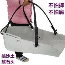 农用建筑挑泥沙簸箕挑土簸箕垃圾塑料簸箕工地塑料橡胶粪箕畚