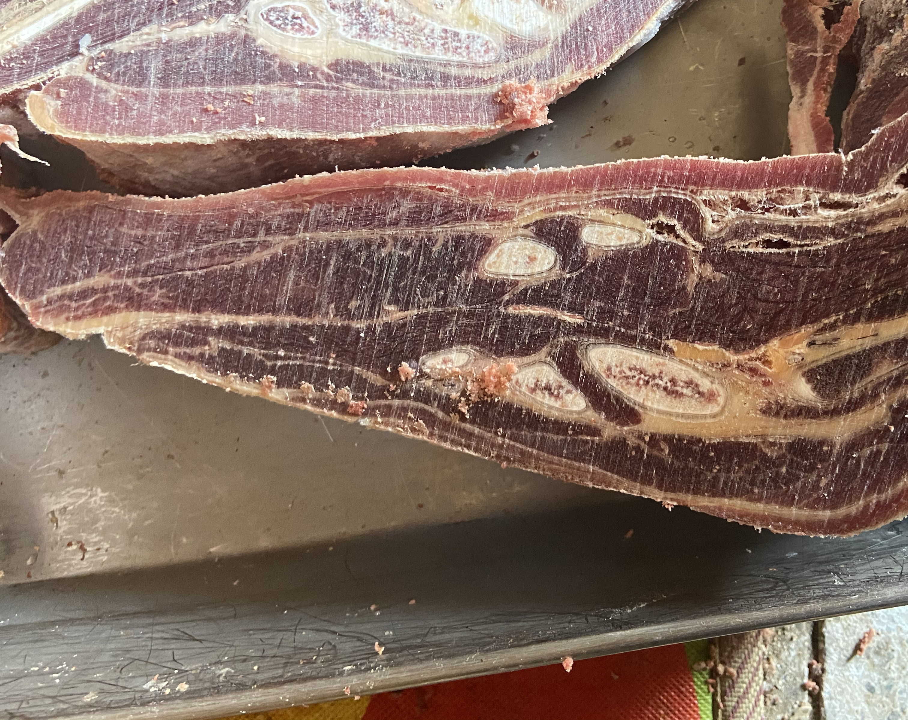 西门塔尔牛肉不同部位分割示意图