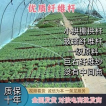 玻璃纤维杆弓子小拱棚拱杆拱棚支架菜棚保温棚支架拱棚拱杆