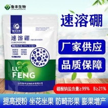鲁丰速溶硼微量元素肥高含量硼肥蔬菜果树通用保花保果叶面肥
