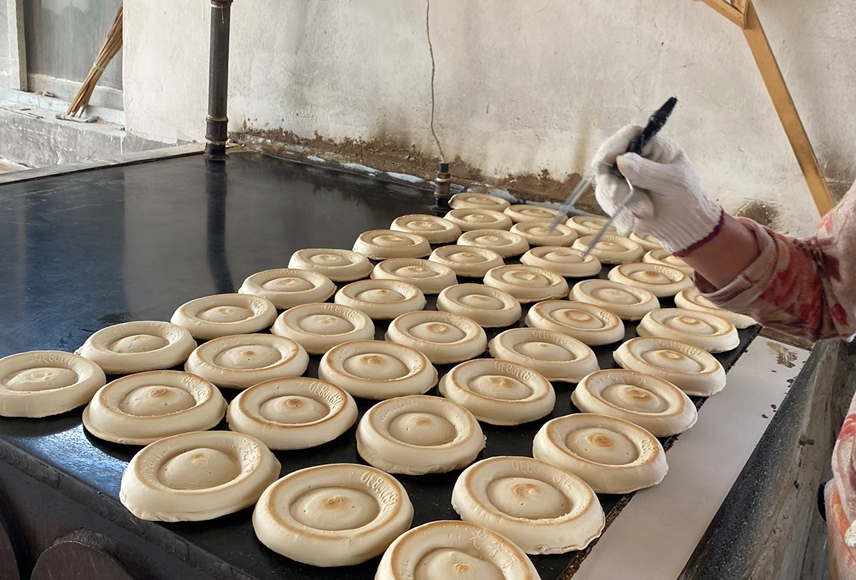 火烧蚕豆制作过程