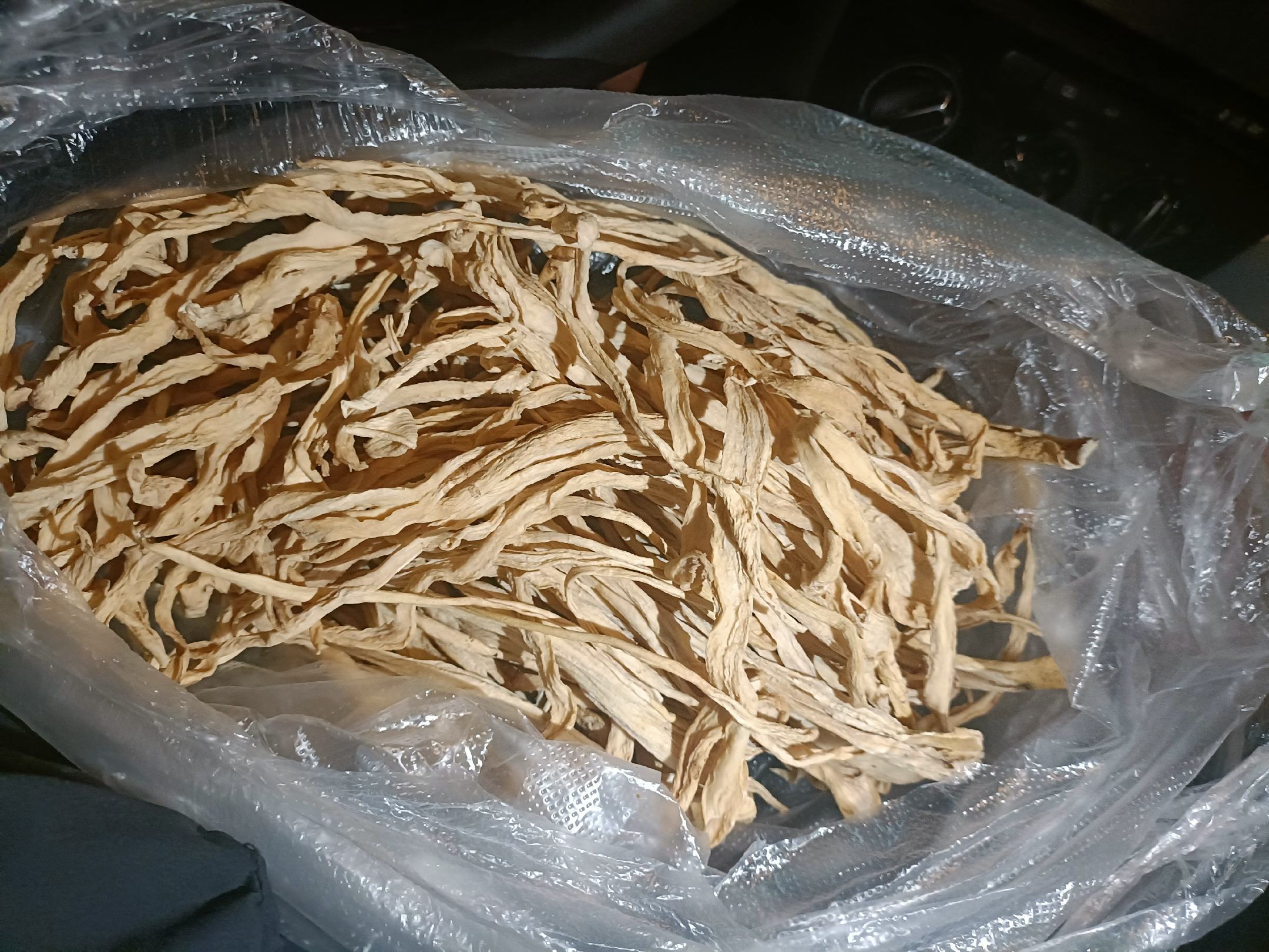 干萝卜缨子泡发处理过程