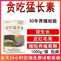 猪催肥鸡鸭鹅催肥增重长膘皮红毛亮贪吃猛长素大吃大睡长促生