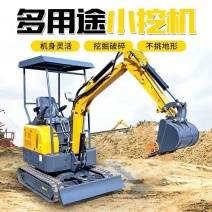 10型专业挖机多功能小型挖机果园微挖