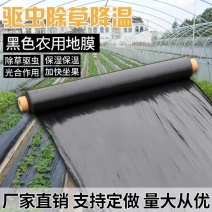 农用加厚抗老化黑地膜塑料薄膜除草保温保湿防草大棚果树种地