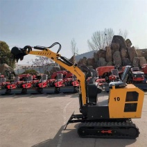 10小型挖机农用果园大棚工程微型挖机家用挖土机