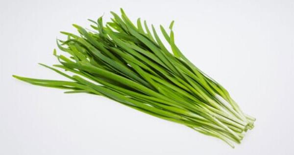 新鲜韭菜特写图