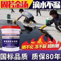 防水涂料房顶补漏裂缝平房漏水卫生间厕所屋顶补漏聚氨酯涂料