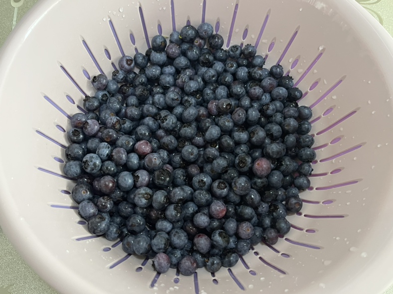 蓝莓果酱制作过程