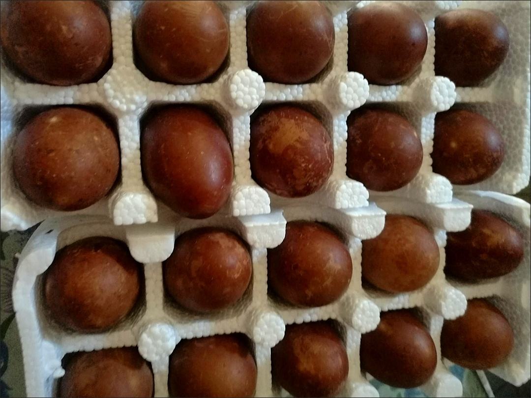 香菜拌鹅蛋成品图