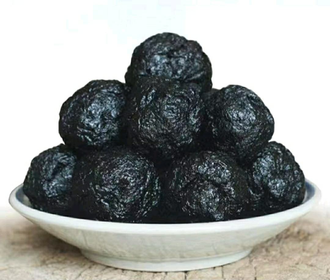 熟地黄药材特写