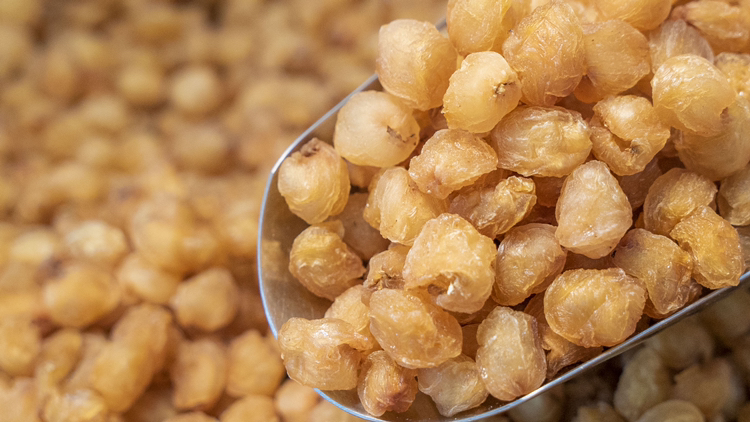 耳石症患者饮食建议信息图,包含荔枝等水果的摄入建议 耳石症患者饮食建议图示