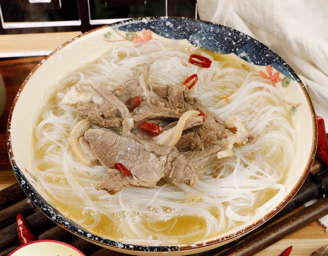 红薯面条成品图