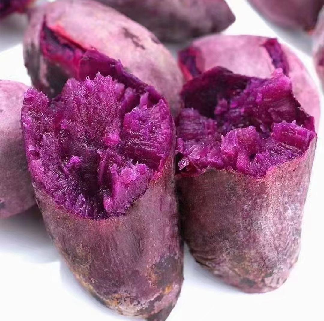 乌薯切面特写展示图