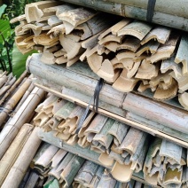 竹片竹条楠竹毛竹板温室龙骨大棚竹篱笆蔬菜架农用搭架竹栅栏竹坯
