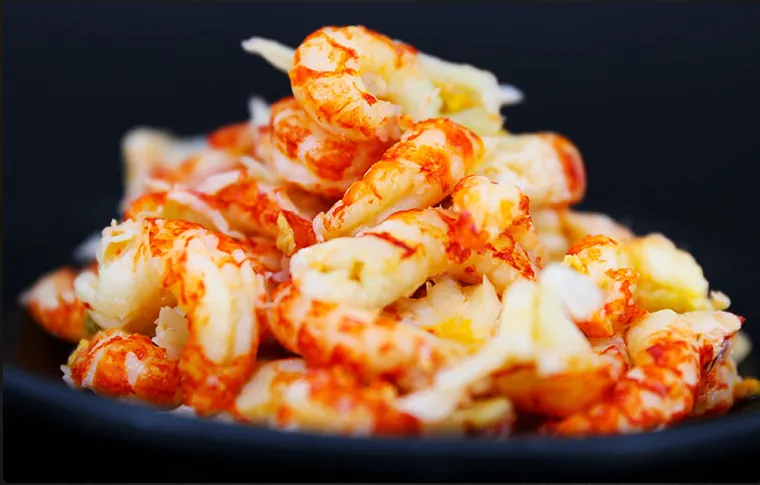 土豆炒虾仁成品图