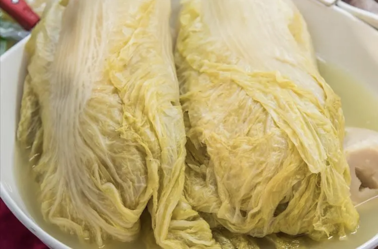 腌制白菜过程