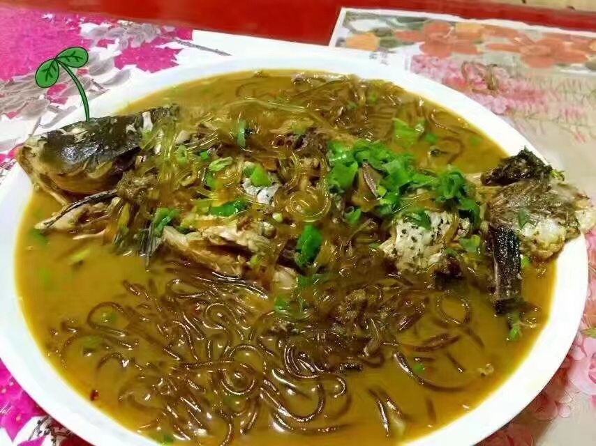 红薯鱼丸汤成品图