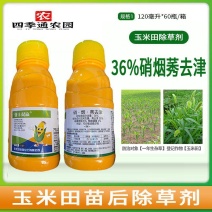 36%硝烟莠去津玉米田苗后除草剂封杀双效禾阔双除